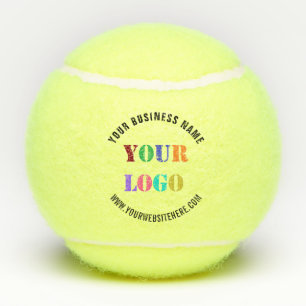 Balles De Tennis Texte du logo personnalisé de l'entreprise Boules 