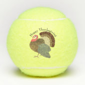 Balles De Tennis Thanksgiving Turquie (Devant)