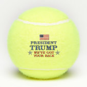 Balles De Tennis Trump a le dos (Dos)