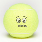 Balles De Tennis Visage de la bouche de zipper (Devant)