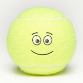 Balles De Tennis Visage souriant avec yeux ouverts (Devant)