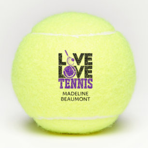 BALLES DE TENNIS VIVRE L'AMOUR