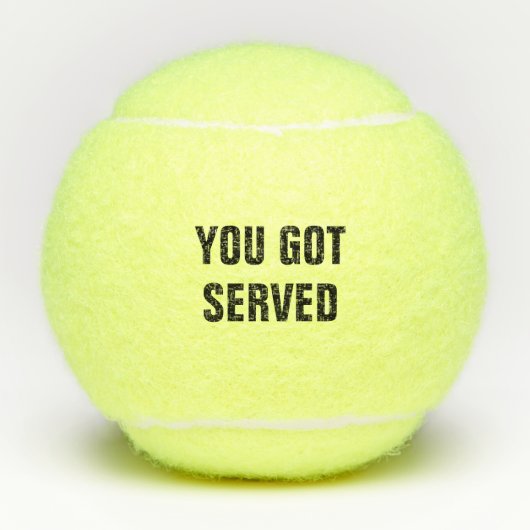 Balles De Tennis Vous avez obtenu servis (Devant)
