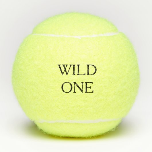 Balles De Tennis Wild One Tennis Balls (Devant)