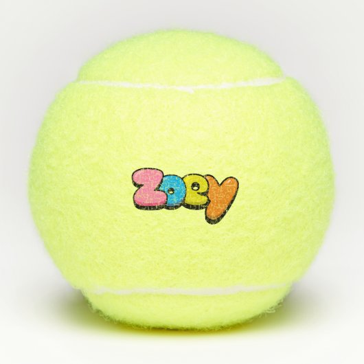 Balles De Tennis Zoey (Devant)