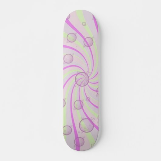 Balles et bulles Skateboard rose (Devant)