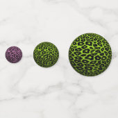 Balles Leopard 3D multicolores Confetti (Devant)