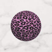Balles Leopard 3D multicolores Confetti (Petit recto)