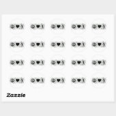 Ballet 1 ronde sticker (Vel)