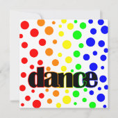 Ballet Anniversaire / Dance Party Invitation (Devant)