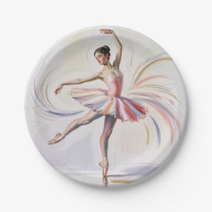 ballet Ballerina danser Verjaardagsfeestje Papieren Bordje