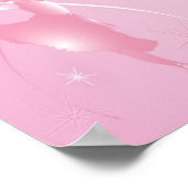 Ballet Ballerina Girls Nom Poster d'art Imprimer (Coin)