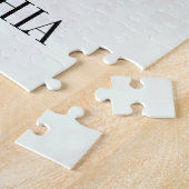 Ballet Ballerina Personal Roze Blue Legpuzzel (Zijkant)