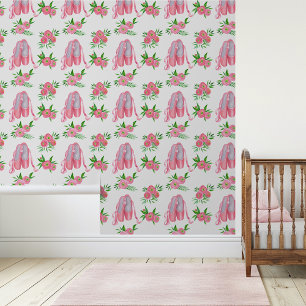 Ballet Ballerina schoenen Roze Behang