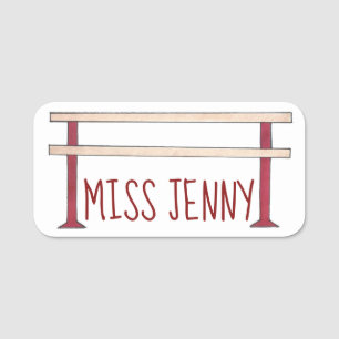 Ballet Barre Dance Teacher Choreographer Ballerina Naamplaatje