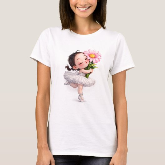 Ballet Bloesem Kus T-shirt (Voorkant)