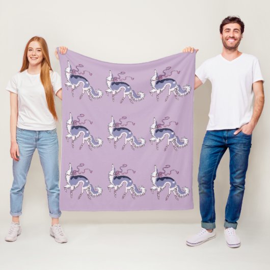 Ballet Borzoi Fleece Throw Deken (In situ)