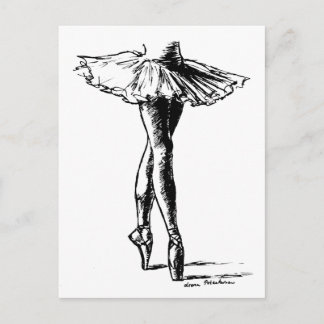 ballet briefkaart