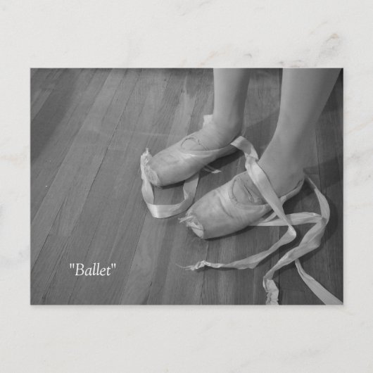 Ballet Briefkaart (Voorkant)