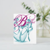 ballet briefkaart (Staand voorkant)