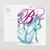 ballet briefkaart (Voorkant / Achterkant)