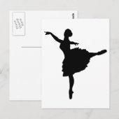 ballet briefkaart (Voorkant / Achterkant)
