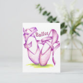 ballet briefkaart (Staand voorkant)