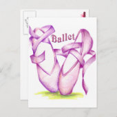 ballet briefkaart (Voorkant / Achterkant)