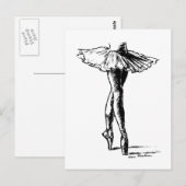 Ballet Briefkaart (Voorkant / Achterkant)
