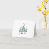 Ballet Bugs Note Card Kaart (Gele Bloem)