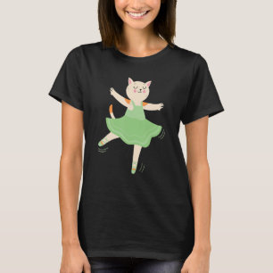 Ballet Cat Ballerina Love Dance Ballet T-shirt