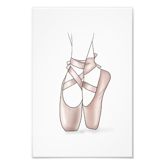 Ballet Chaussons Poster Ballet Chaussures filles (Devant)
