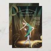 Ballet Couple Dance Overweging Kaart (Voorkant / Achterkant)