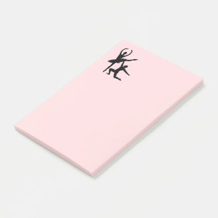 Ballet Couple Dance Pink Post-it® Notes