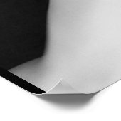 Ballet - Dance - Ballerina 9 - Zwart-wit Poster (Hoek)