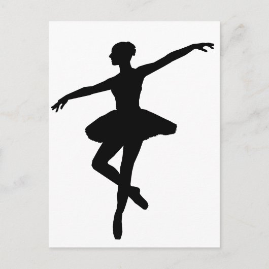 Ballet Dance Ballerina Briefkaart (Voorkant)