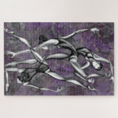 Ballet Dance - Ballerinas - Kunstschilder Legpuzzel (Horizontaal)