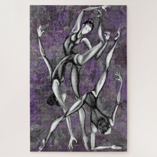 Ballet Dance - Ballerinas - Kunstschilder Legpuzzel (Verticaal)