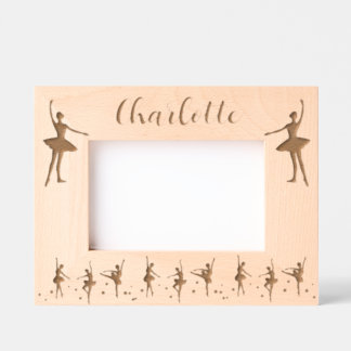 Ballet Dance Design geëtst Afbeelding Lijst Gegraveerde Lijstjes