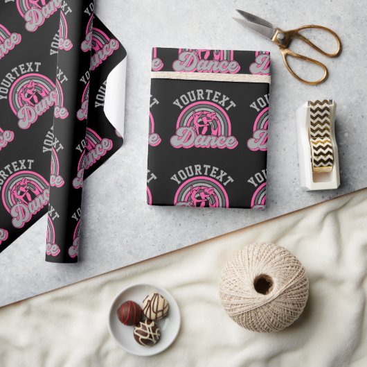 Ballet Dancer ADD TEKST Klassieke Dans Performer Cadeaupapier (Crafts)