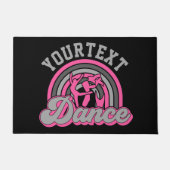 Ballet Dancer ADD TEKST Klassieke Dans Performer Deurmat (Voorkant)