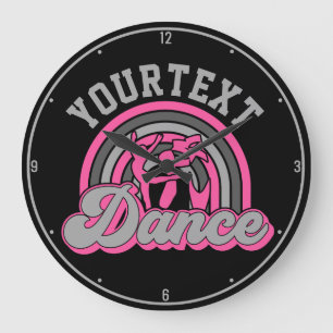 Ballet Dancer ADD TEKST Klassieke Dans Performer Grote Klok