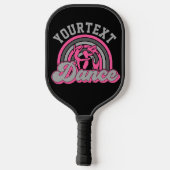 Ballet Dancer ADD TEKST Klassieke Dans Performer Pickleball Paddle (Achterkant)
