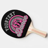 Ballet Dancer ADD TEKST Klassieke Dans Performer Tafeltennisbatje (Zijkant)