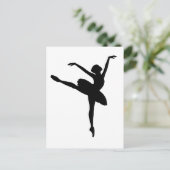 Ballet Dancer Briefkaart (Staand voorkant)