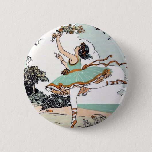  Ballet Dancer Button (Voorkant)