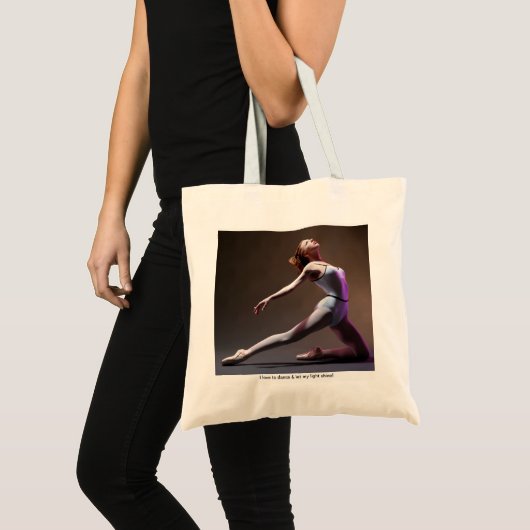 Ballet Dancer Canvas tas (Voorkant (product))