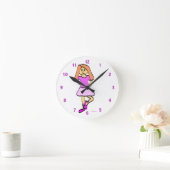 Ballet Dancer Clock Ronde Klok (Huis)