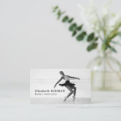 Ballet Dancer, danseres Visitekaartje (Staand voorkant)