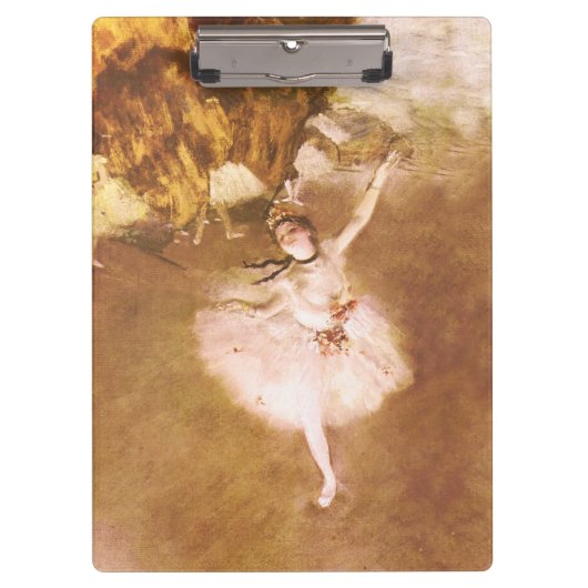 Ballet Dancer Degas Star Painting Klembord (Voorkant)